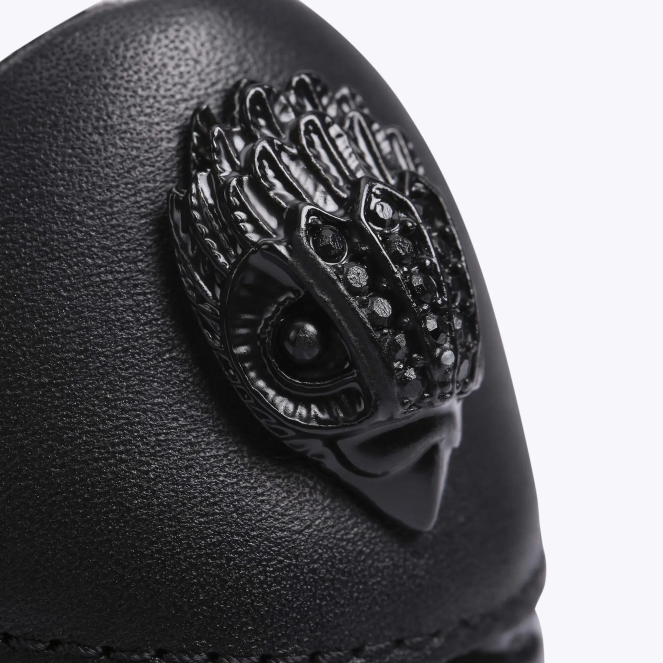 Kurt Geiger hombres cocodrilo laney de londres 2LPR604 | calzados negro